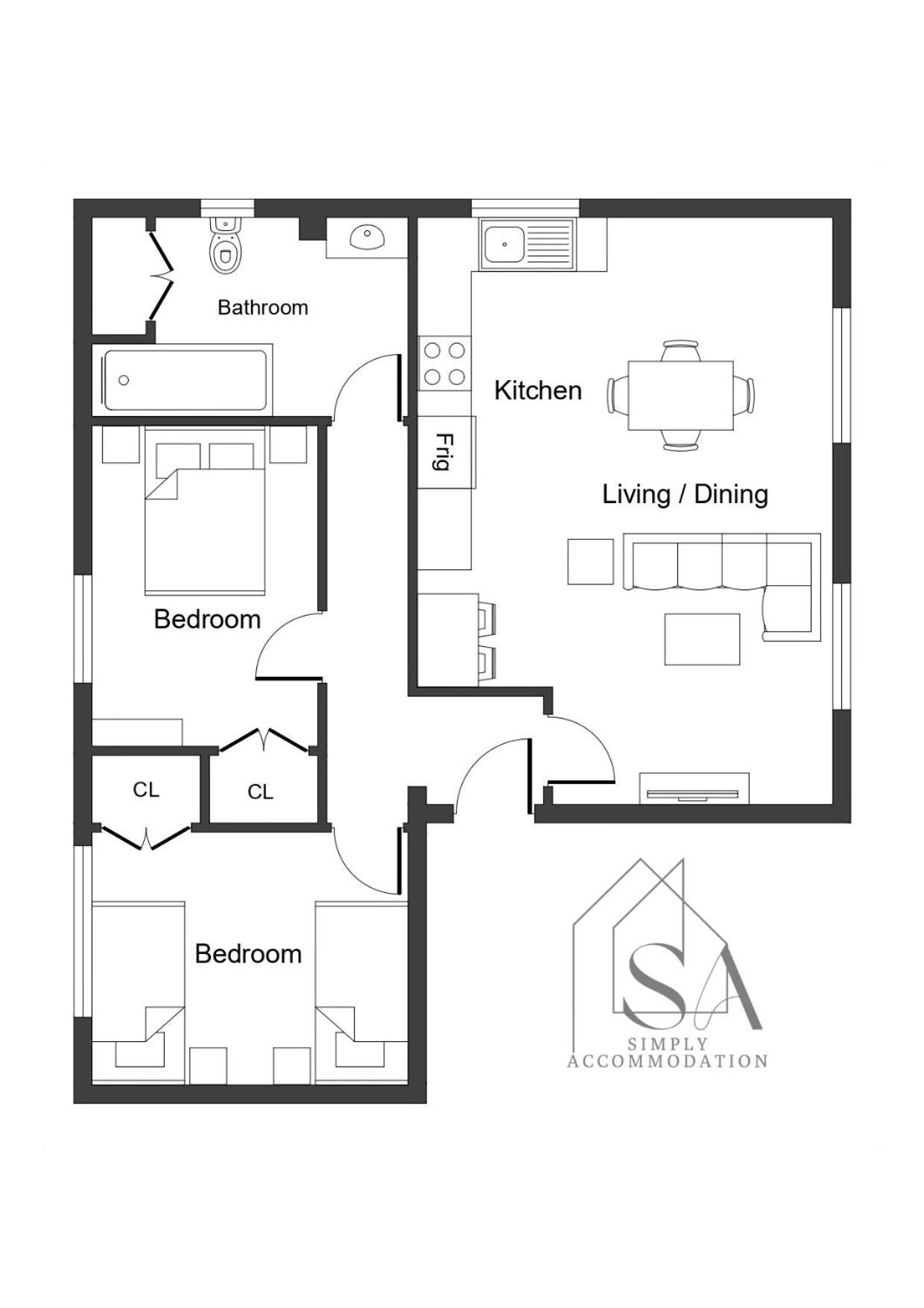 Spacious 2Br Flat - 2 Free Parking Spaces - Near Lgw Airport Crawley  Extérieur photo